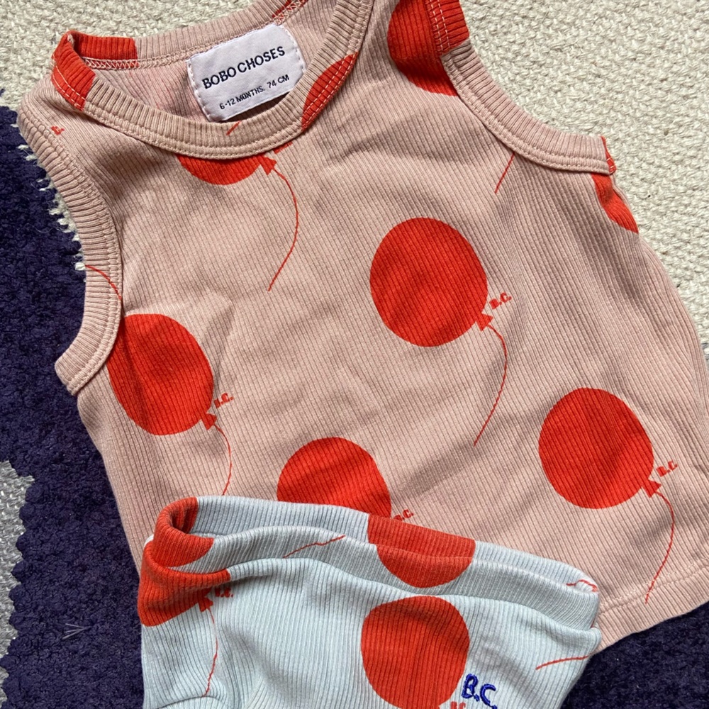 Bobo Choses balloon 🎈 tank and bloomers set in 6-12m
